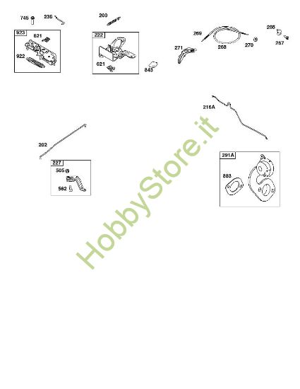 E - Comandi, molla regolatore, termostato B&S - 12 €¦ 122Q02-0146-B1 brand Stihl